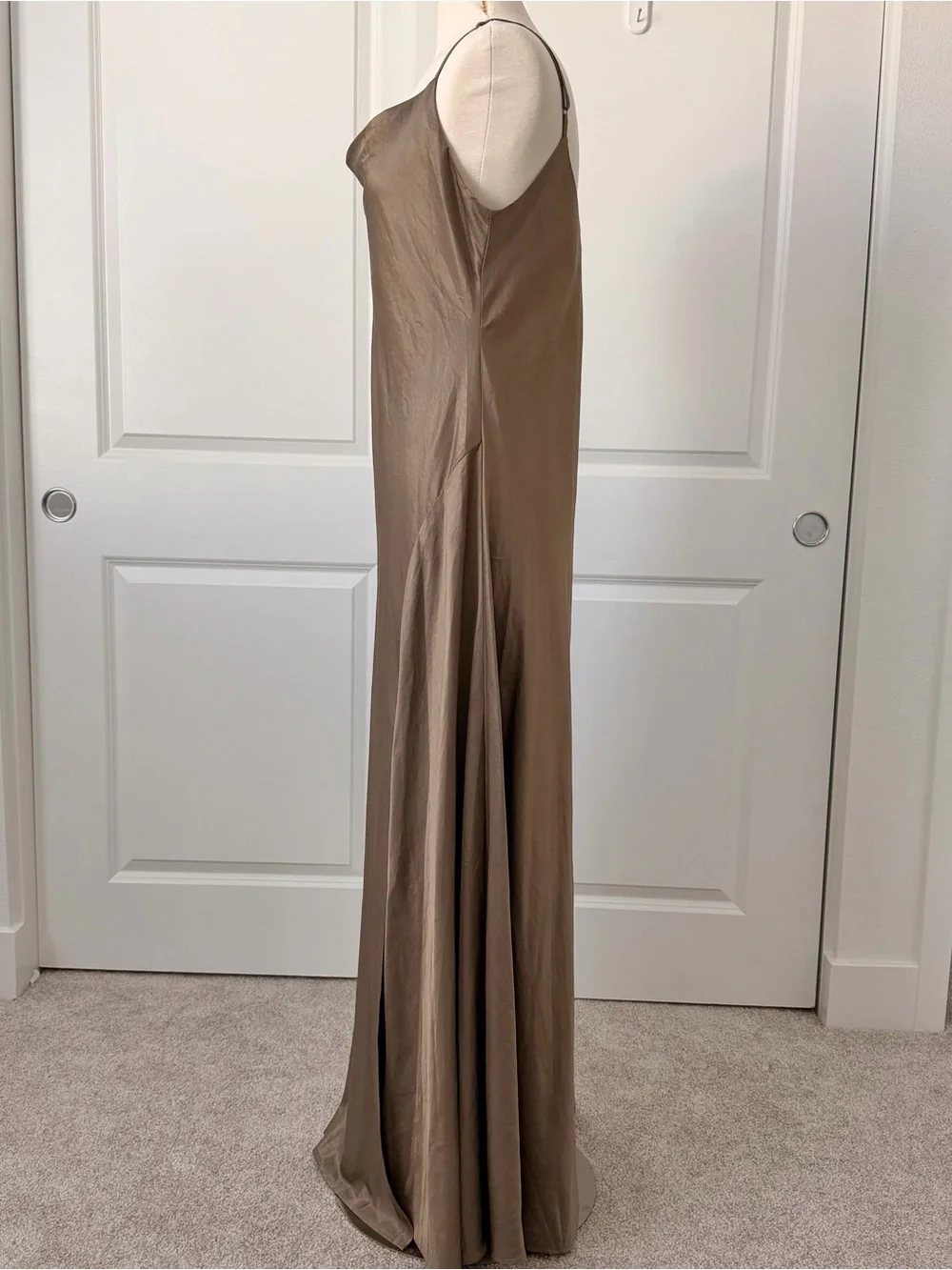 TOV Noir Slip Dress